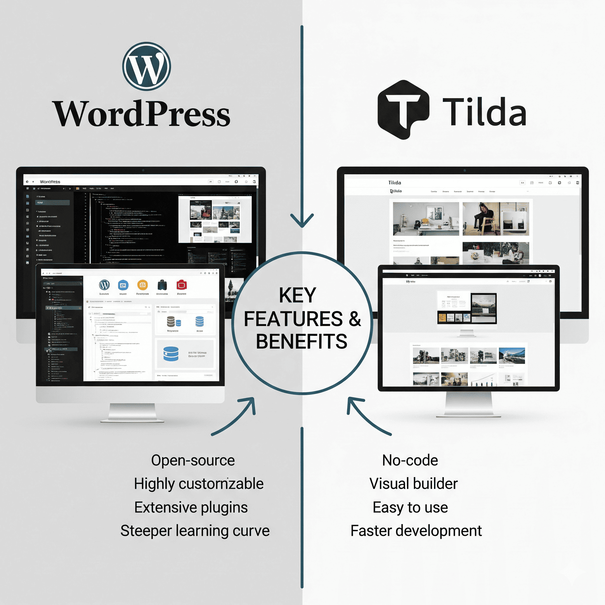 Разработка сайта: WordPress vs. Tilda. Что выбрать в 2026 году?