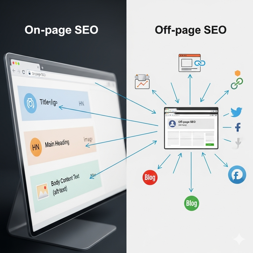 On-page и Off-page SEO: в чем разница и почему важна каждая часть