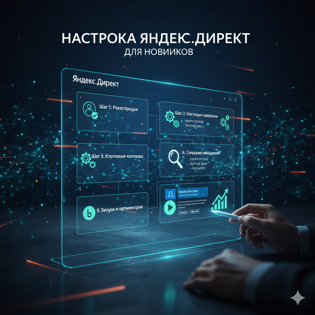 Настройка Яндекс.Директ с нуля в 2026 году: Пошаговая инструкция