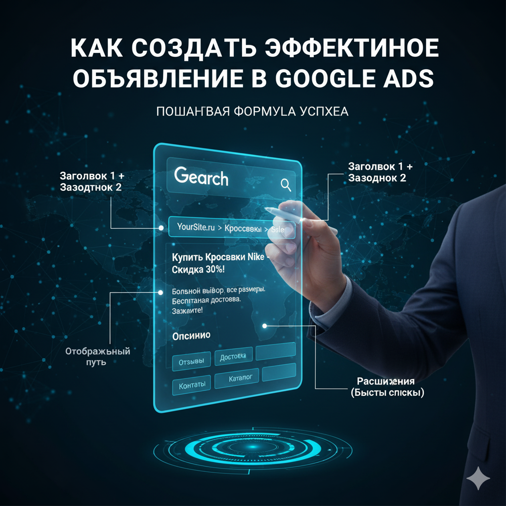 Как создать эффективное объявление в Google Ads в 2026 году: Формула успеха