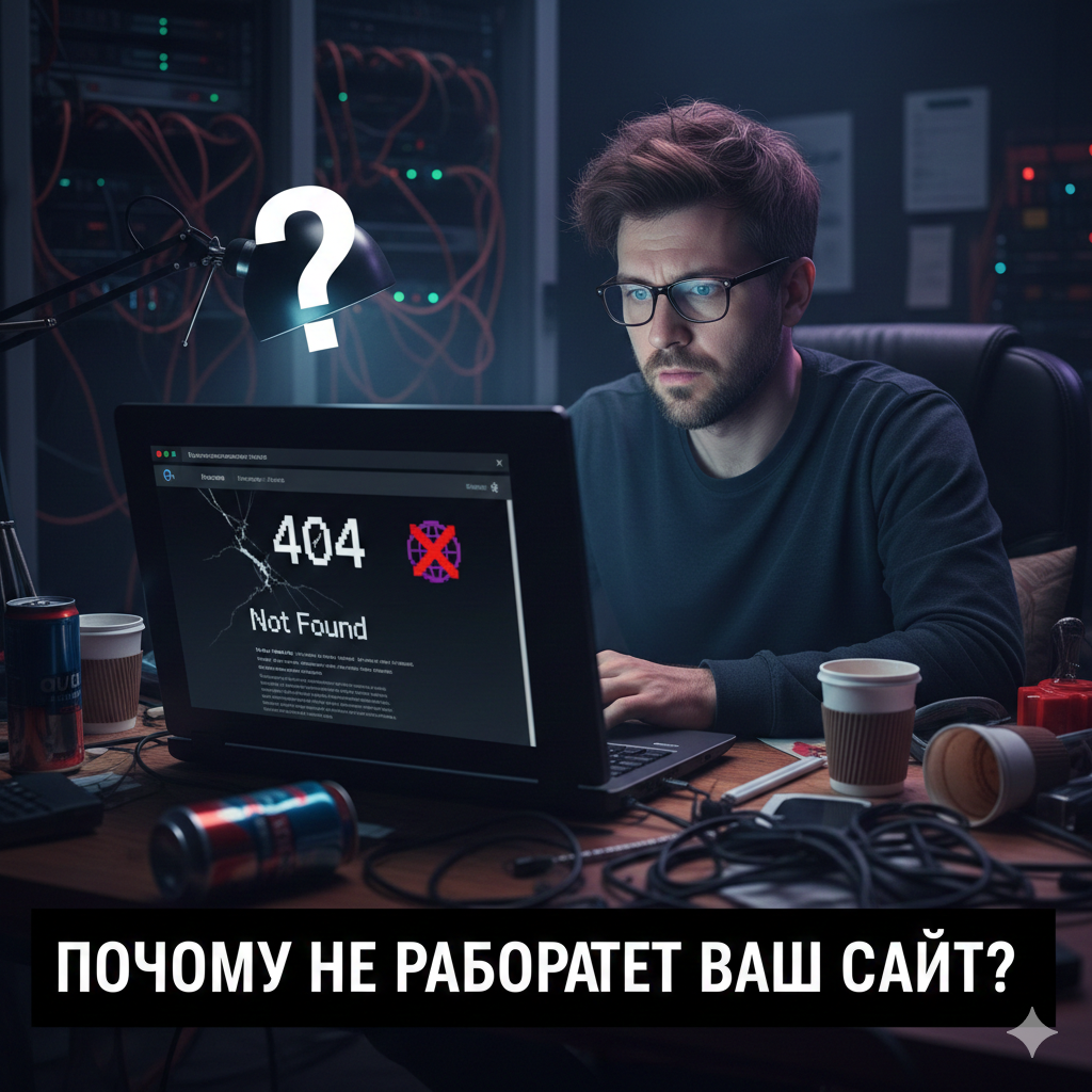 Почему не работает ваш сайт
