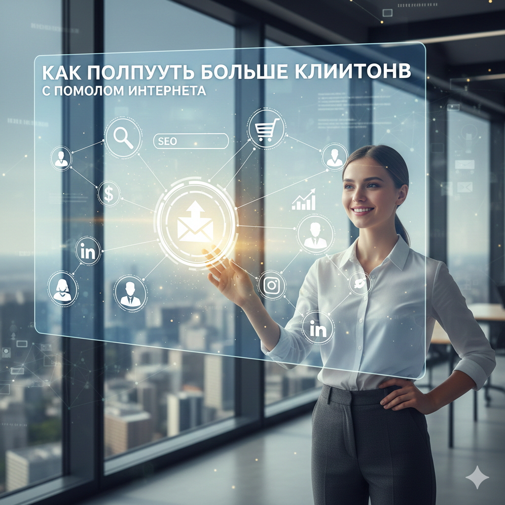 Как получить больше клиентов с помощью интернета