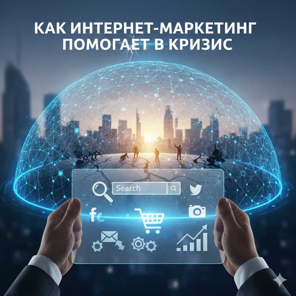 Как интернет-маркетинг помогает кризису