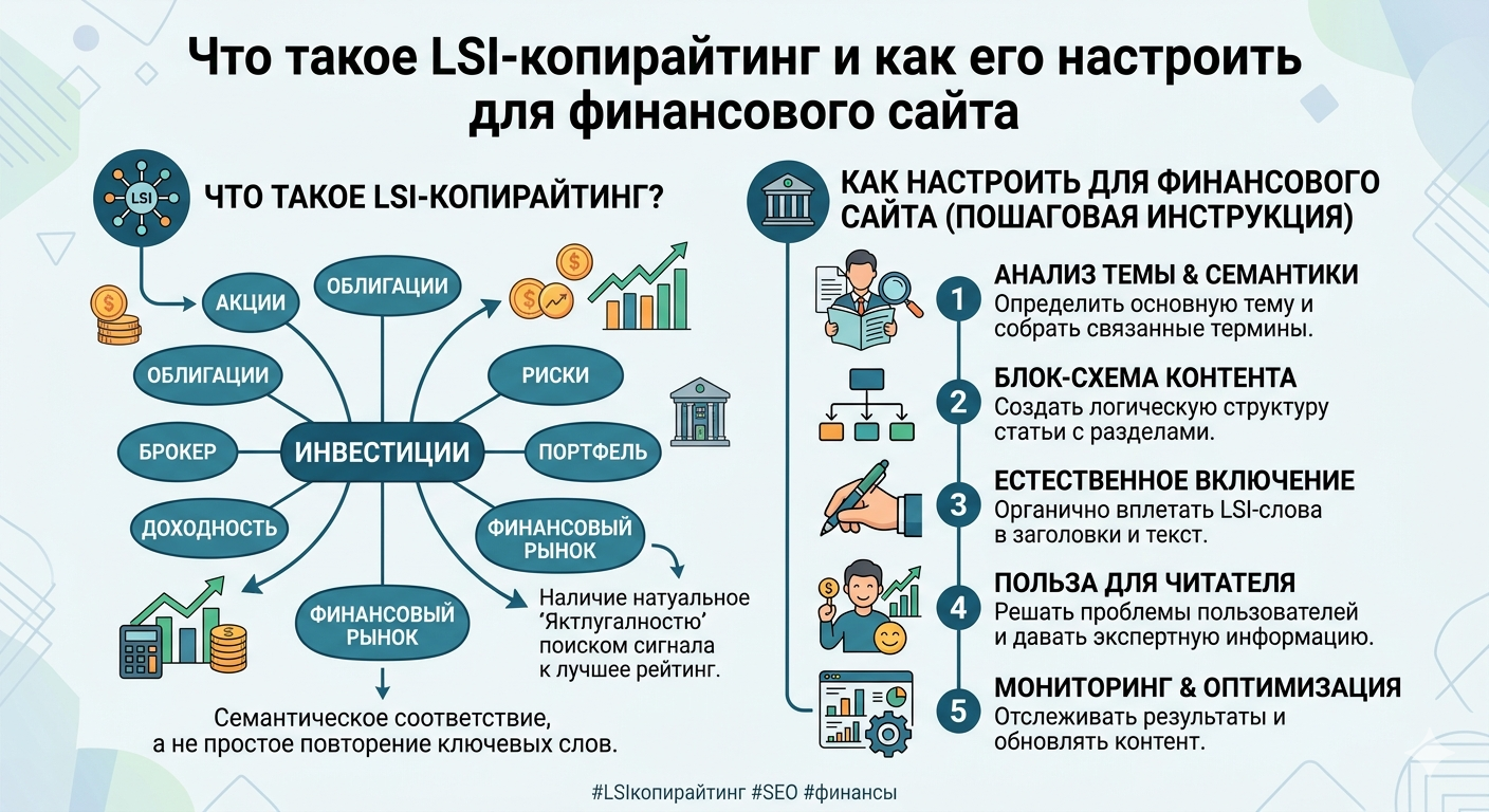Что такое LSI-копирайтинг и как его настроить для финансового сайта