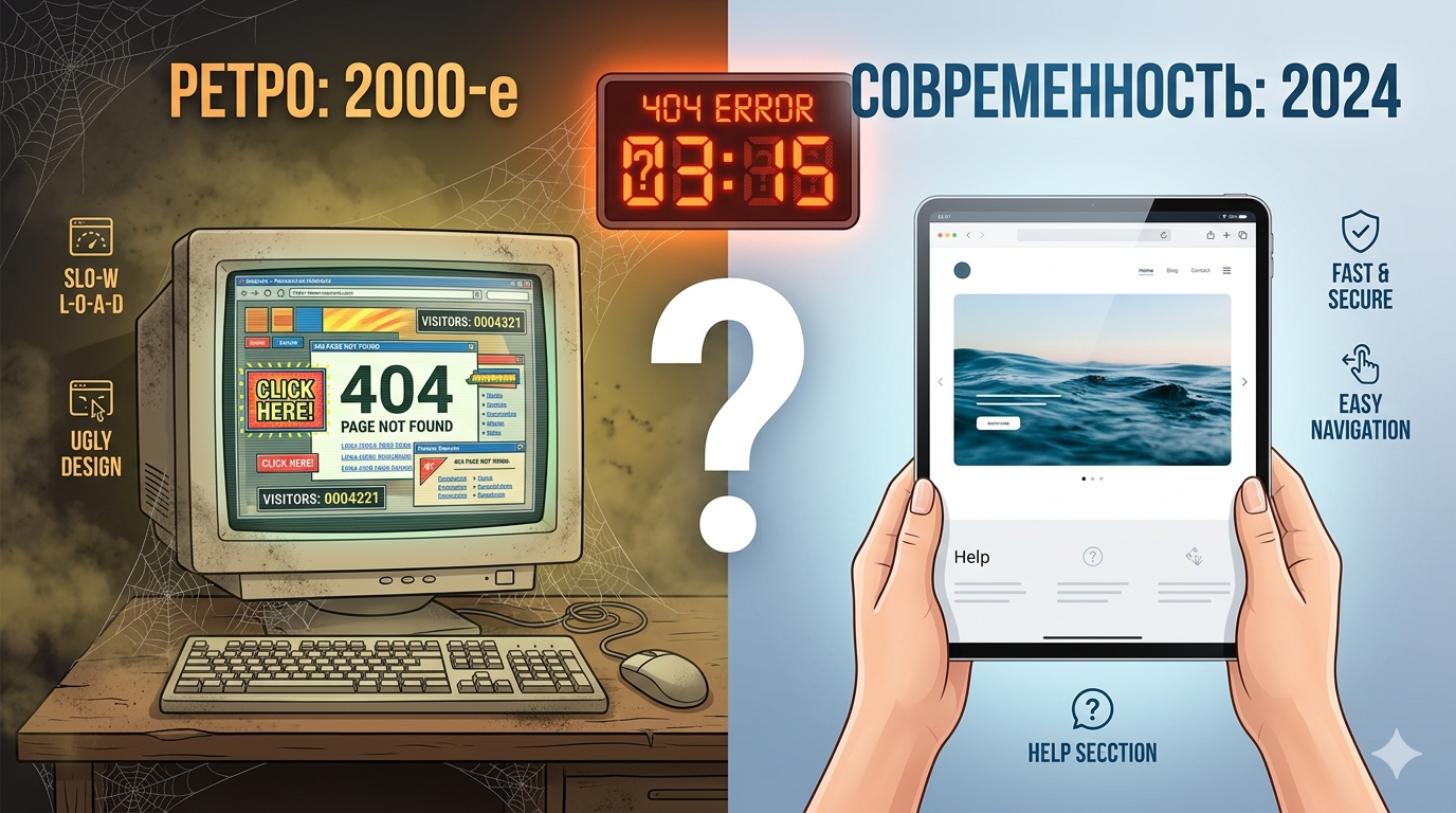 Как понять, что ваш сайт морально устарел (даже если он «работает») 