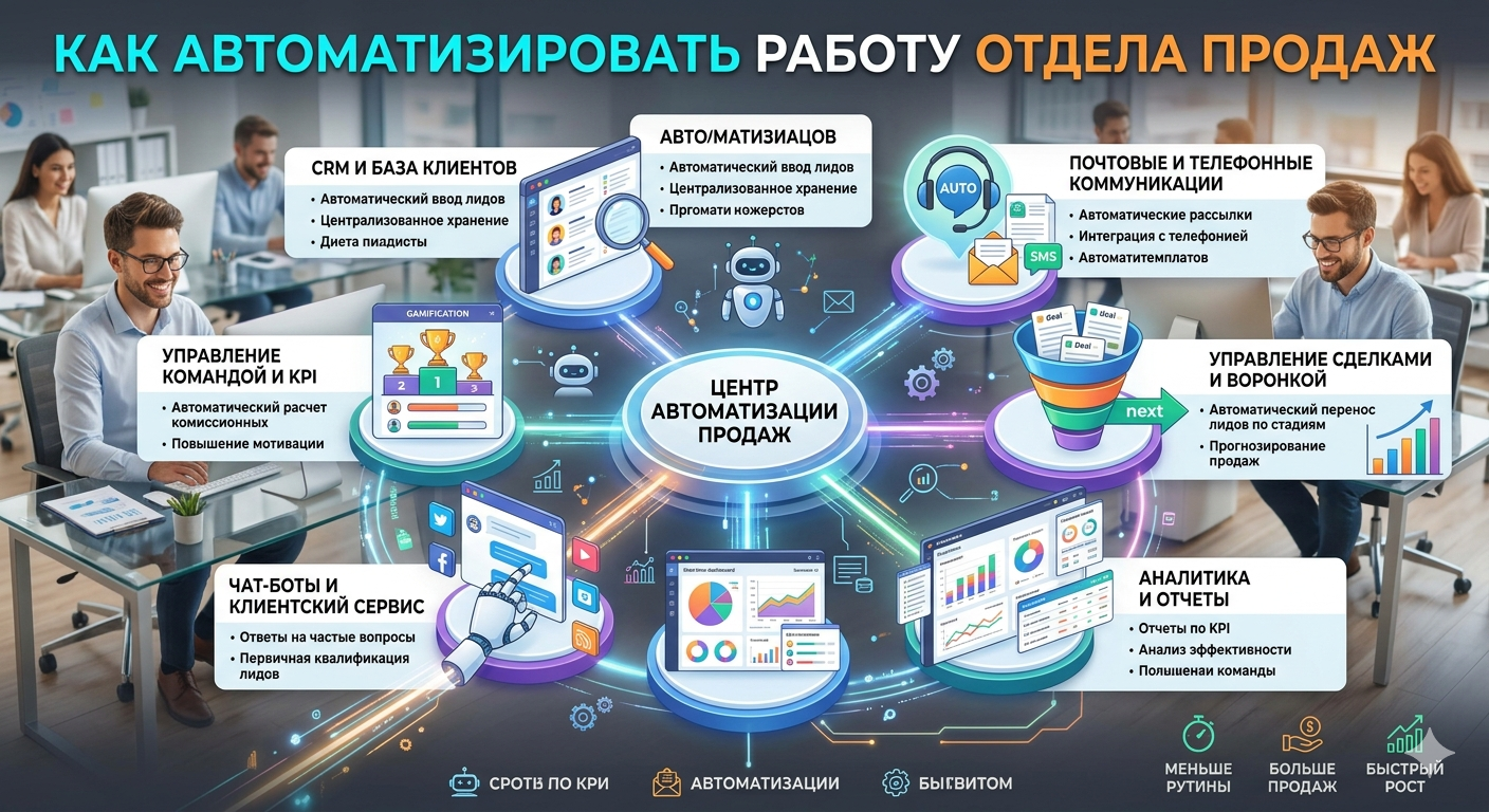 Как автоматизировать работу отдела продаж 
