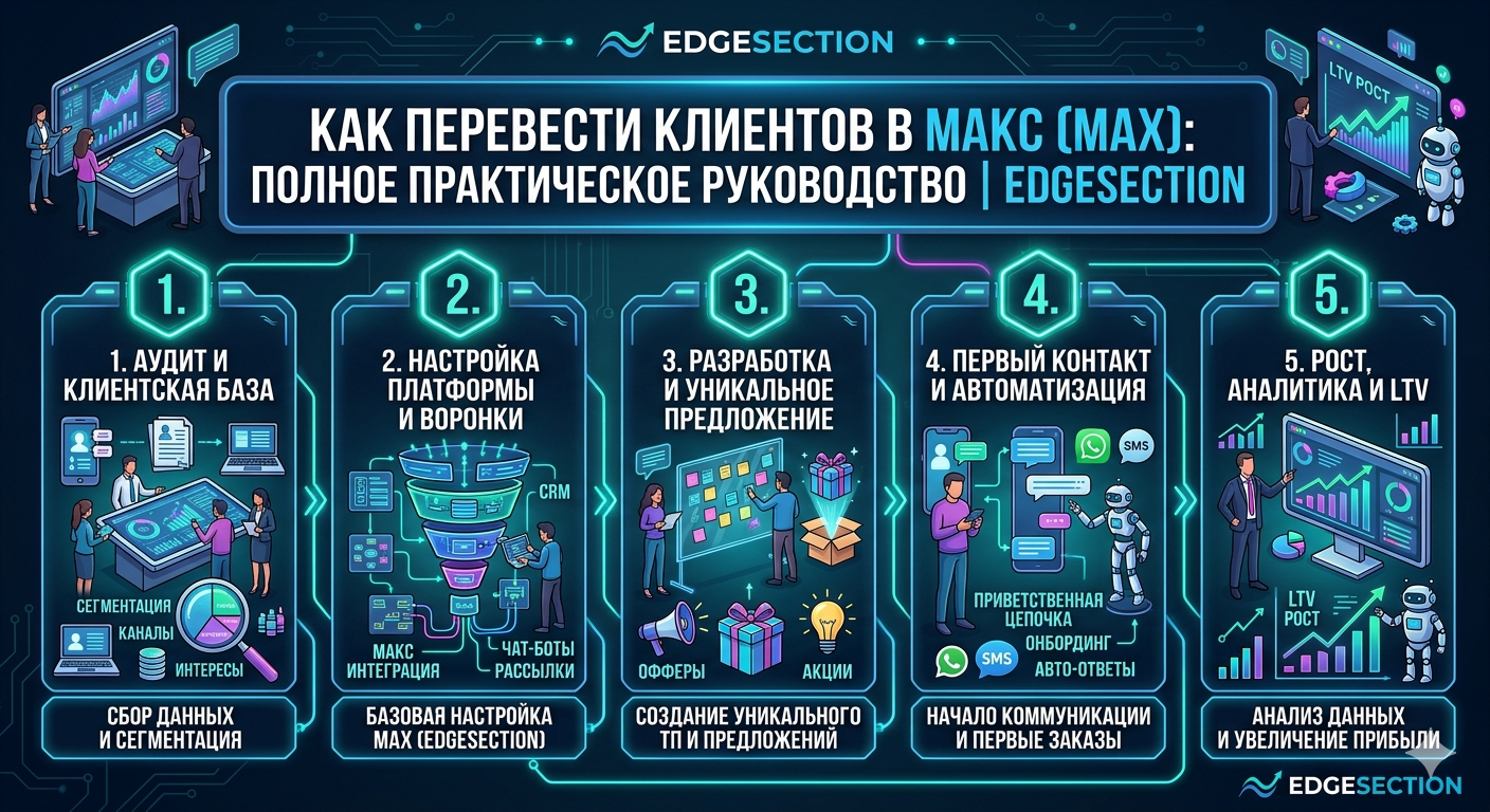 Как перевести клиентов в МАКС (MAX): полное практическое руководство