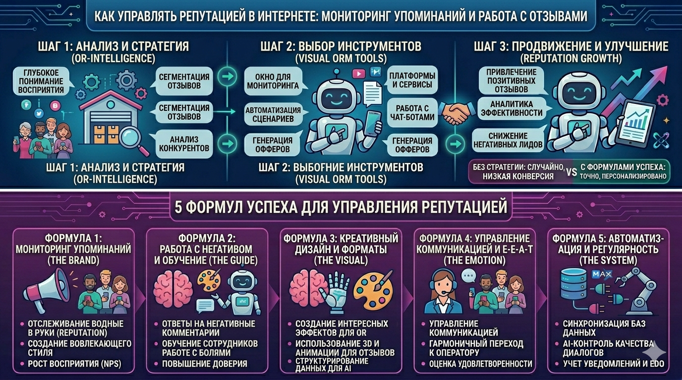 Как управлять репутацией в интернете: мониторинг упоминаний и работа с отзывами