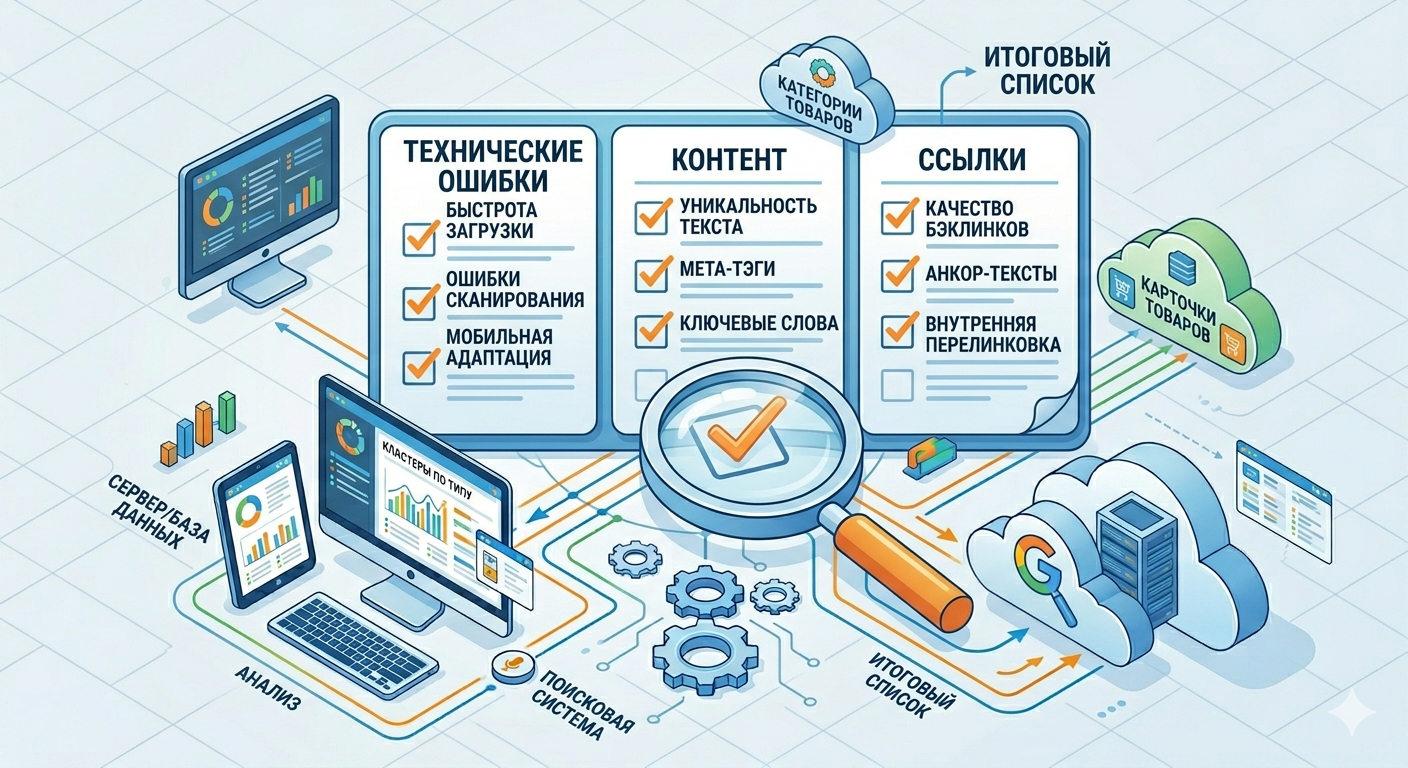 SEO-аудит сайта по чек-листу: 60 пунктов для самостоятельной проверки