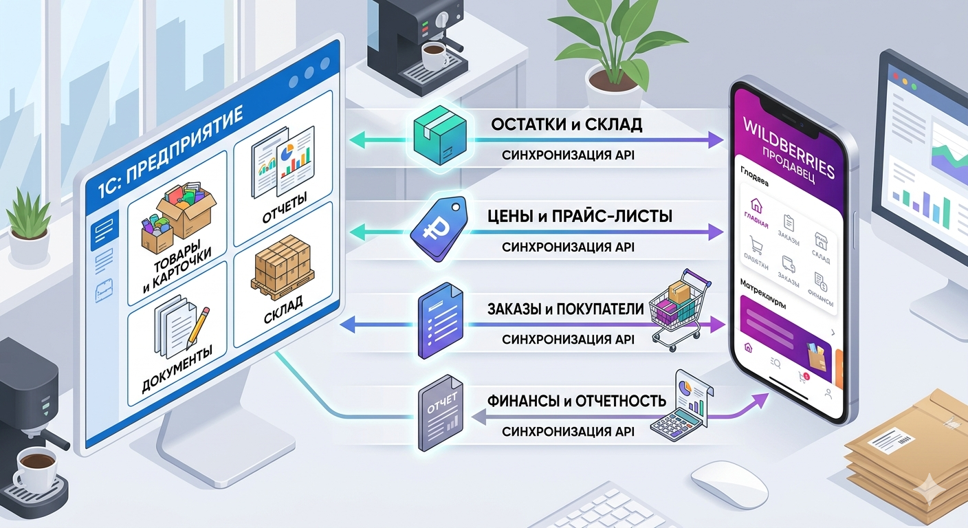 Как связать 1С с Wildberries: пошаговая инструкция для селлеров