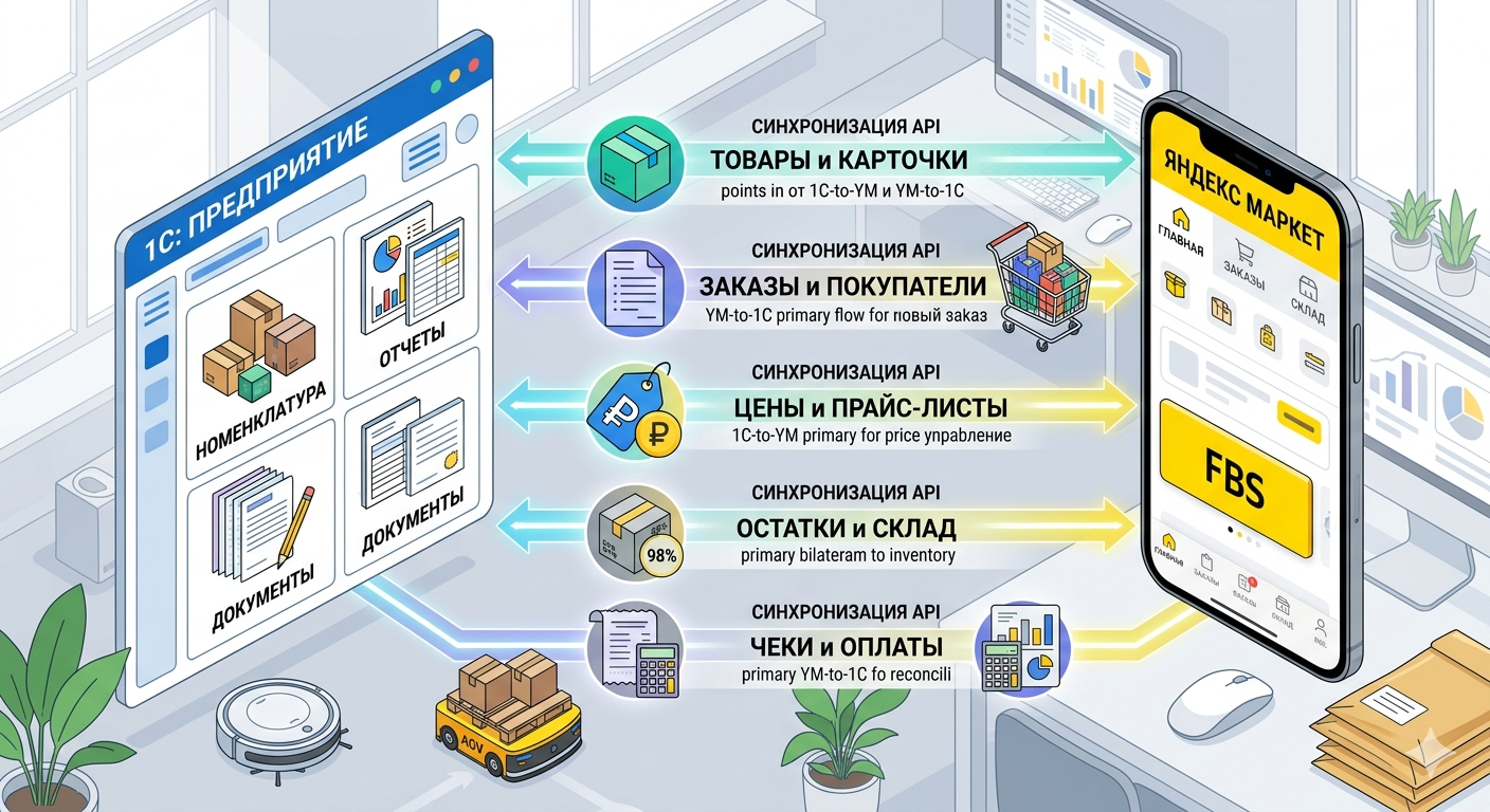 Как связать 1С с Яндекс Маркет: пошаговая инструкция
