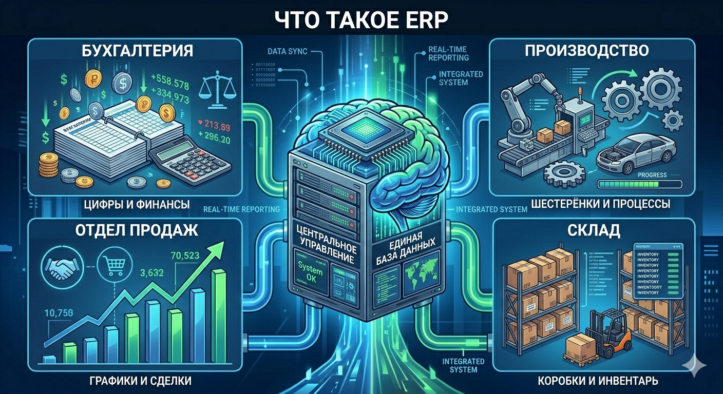 Что такое ERP: полное руководство по системам управления предприятием