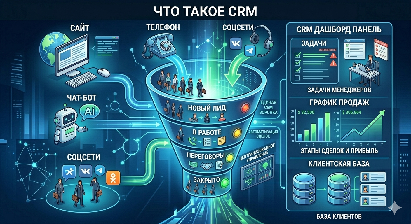 Что такое CRM: полное руководство по системам управления клиентами