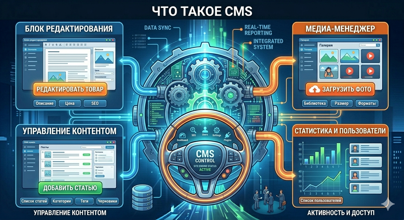Что такое CMS: полное руководство по системам управления сайтом 