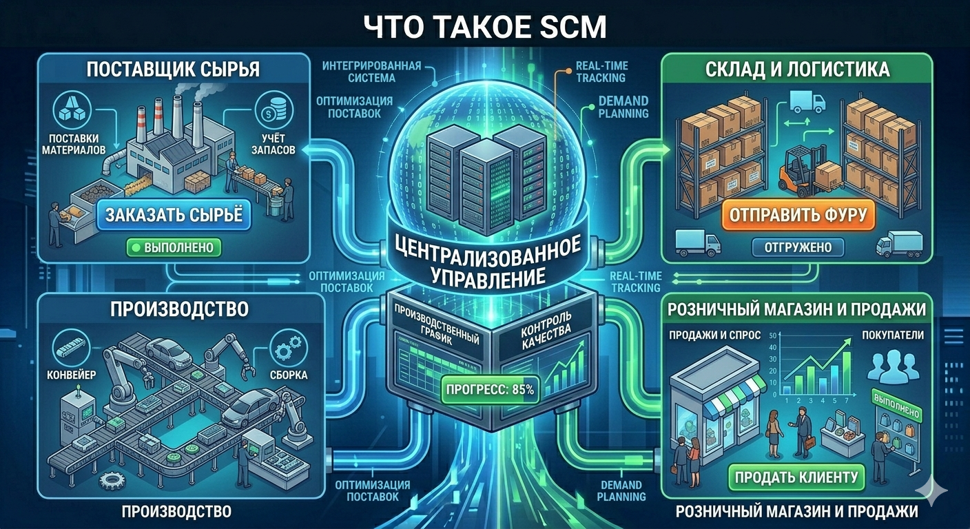  Что такое SCM: полное руководство по управлению цепочками поставок 