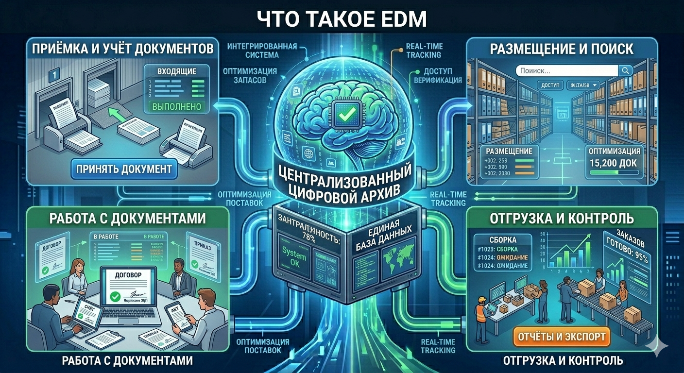 Что такое EDM: полное руководство по управлению бизнес-процессами и документами